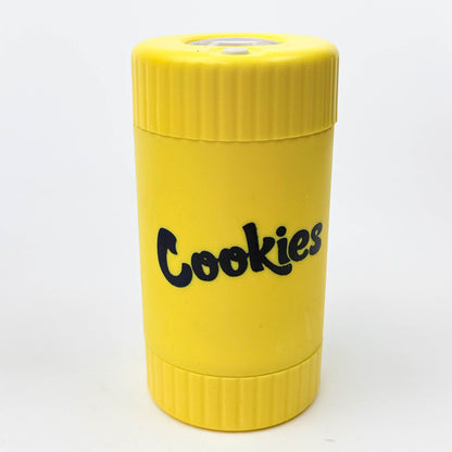 COOKIE | 4 IN 1 UTILITY JAR WITH GRINDER AND ONE HITTER