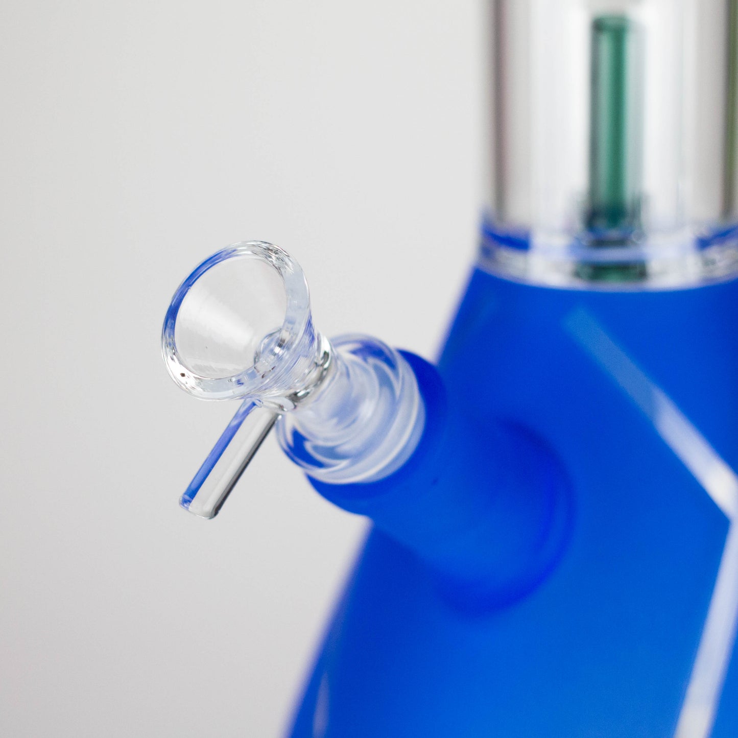 14" 7mm 420 Double Perc Fancy Glass Water Bong [FT1157AST]
