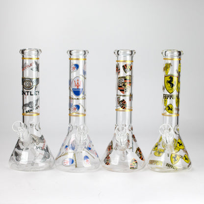 10" Luxury Car Design Glass Beaker Bong