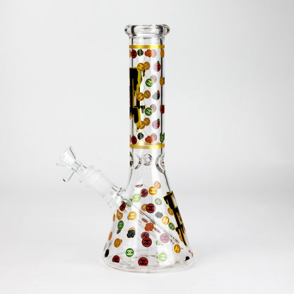 10" Fashion Design Glass Beaker Bong