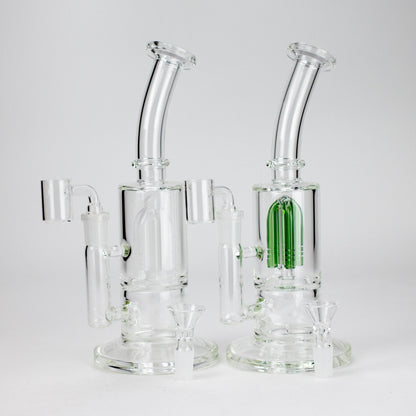 Triangle | 10" 2-in-1 Premium Glass Dab Rig with Tree Percolator
