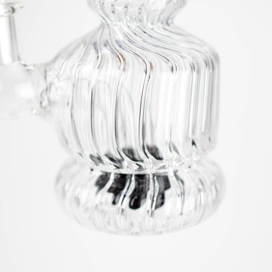 6" Assorted Design Stemless Glass Bong