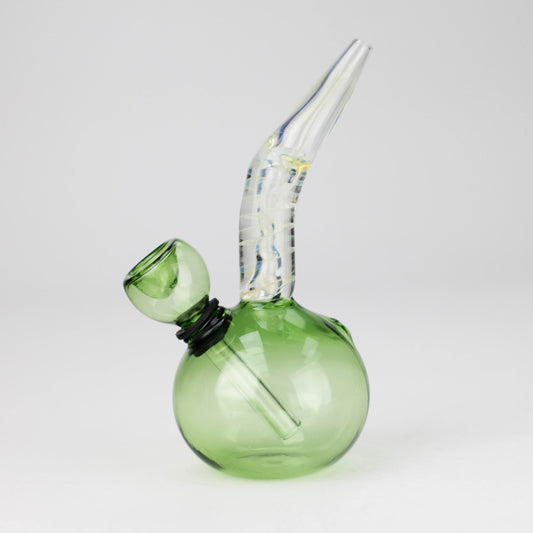 5.5" changing color glass water bong