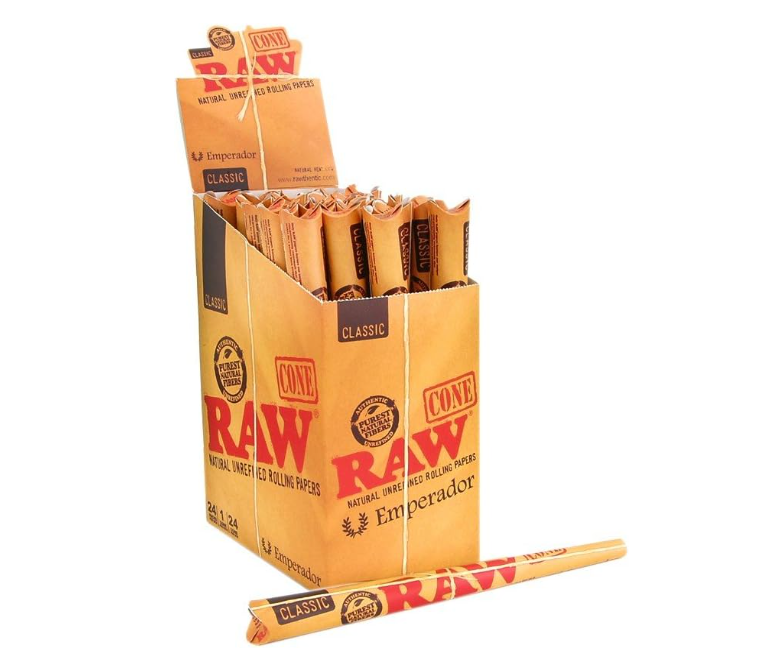Raw | Classic Emperador Cones ( Box of 24 Display ) [SMK511]