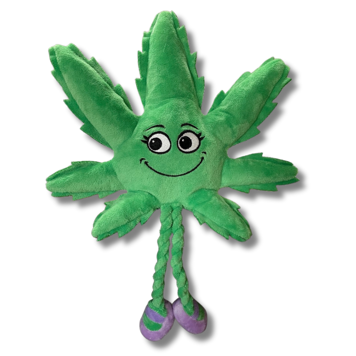 Mary Jane the Marijuana Leaf - Squeaky Dog Toy & Shelf-Sitter Plushie - 13"