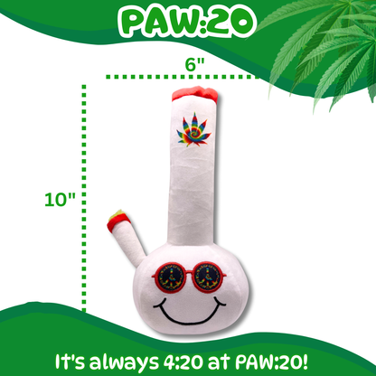 Billie Bong - Parody Plush Squeaky Dog Toy - 10"