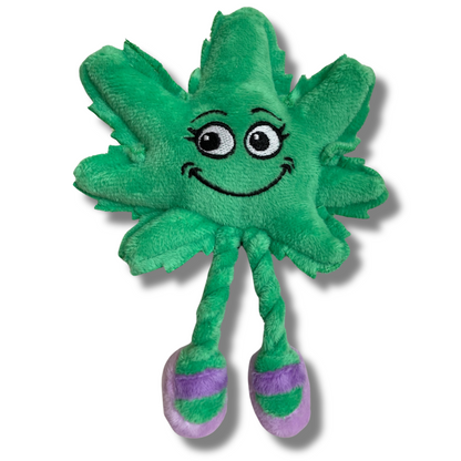 Lil' Mary Jane the Marijuana Leaf - Plush Catnip Cat Toy - 6"