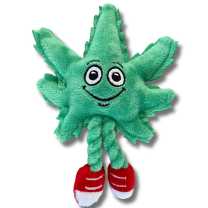 Lil' MJ the Marijuana Leaf - Plush Catnip Cat Toy - 6"