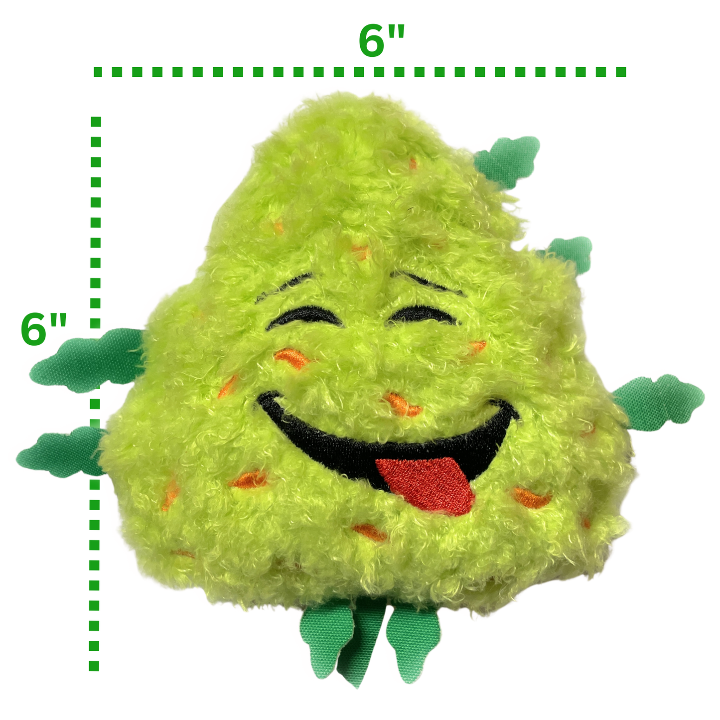 Bud the Weed Nug - Parody Plush Squeaky Dog Toy - 6"