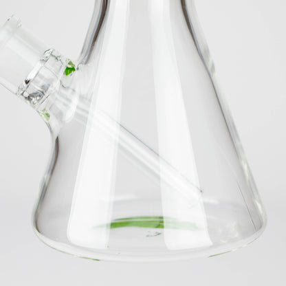 FOGGX | 14" Sandblasted Beaker Glass Water Pipe – 7mm Thick [FT321]