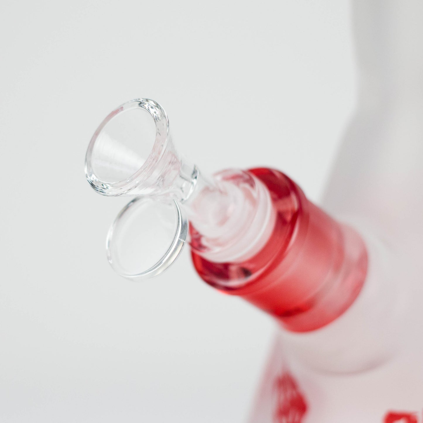 FOGGX | 14" Sandblasted Frosted Small Skull Beaker Glass Water Pipe – 7mm Thick [FT1649ATS]