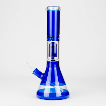 FOGGX | 14" Colored Glass Water Pipe with Percolator [FTLL09]