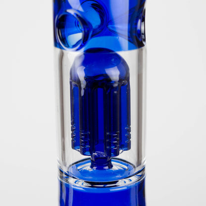 FOGGX | 14" Colored Glass Water Pipe with Percolator [FTLL09]