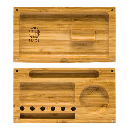 Maze | Back Tuck Bamboo 10X10 Rolling Tray