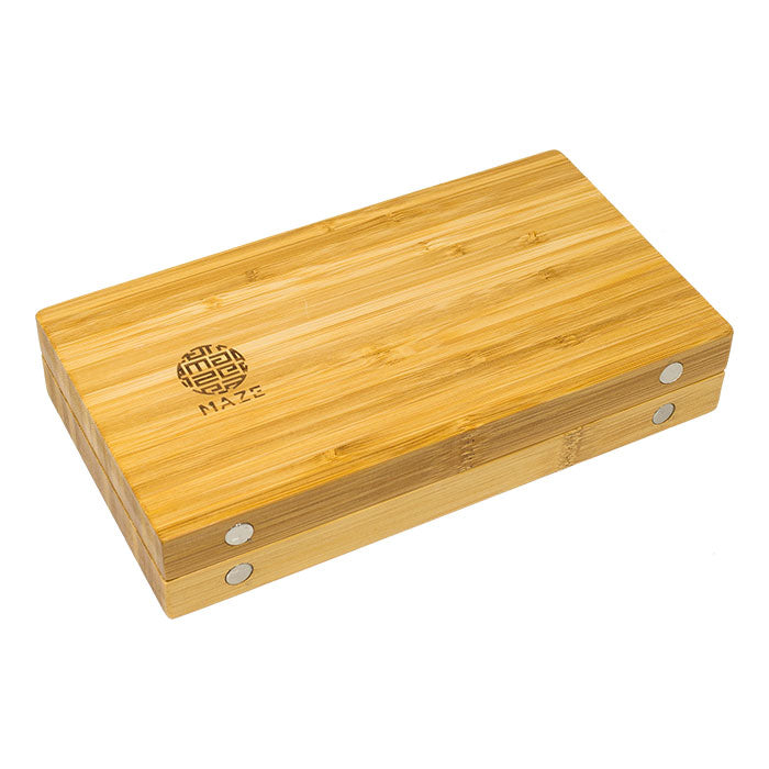 Maze | Back Tuck Bamboo 10X10 Rolling Tray