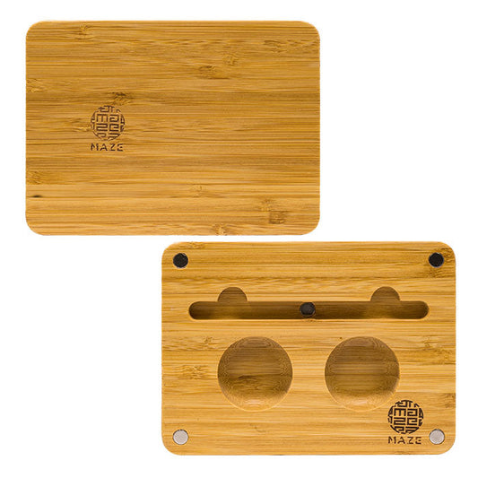 Maze | Quick Fold Bamboo 10X7 Rolling Tray