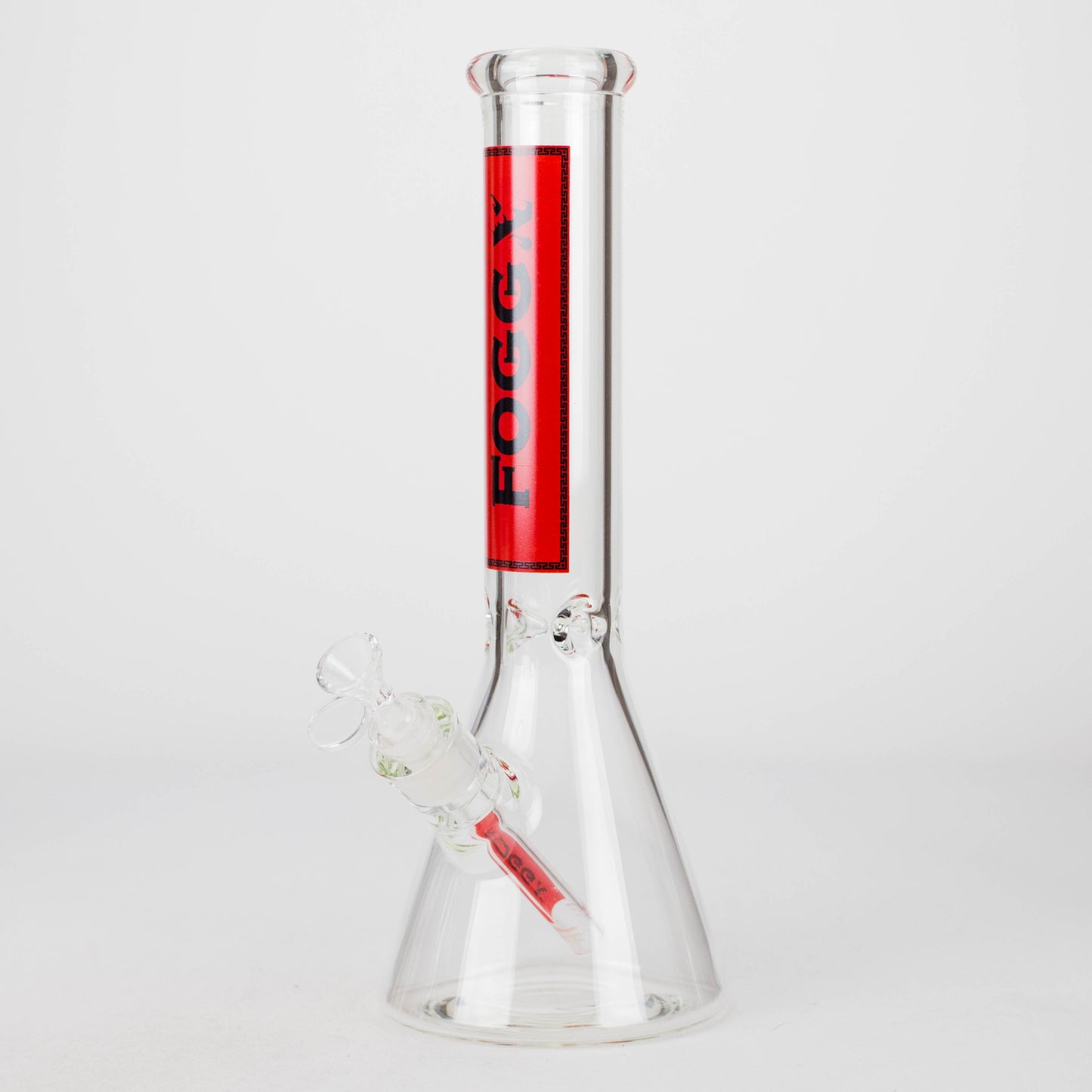 FOGGX | 14" Glass Water Pipe – 7mm Thick [FT590]