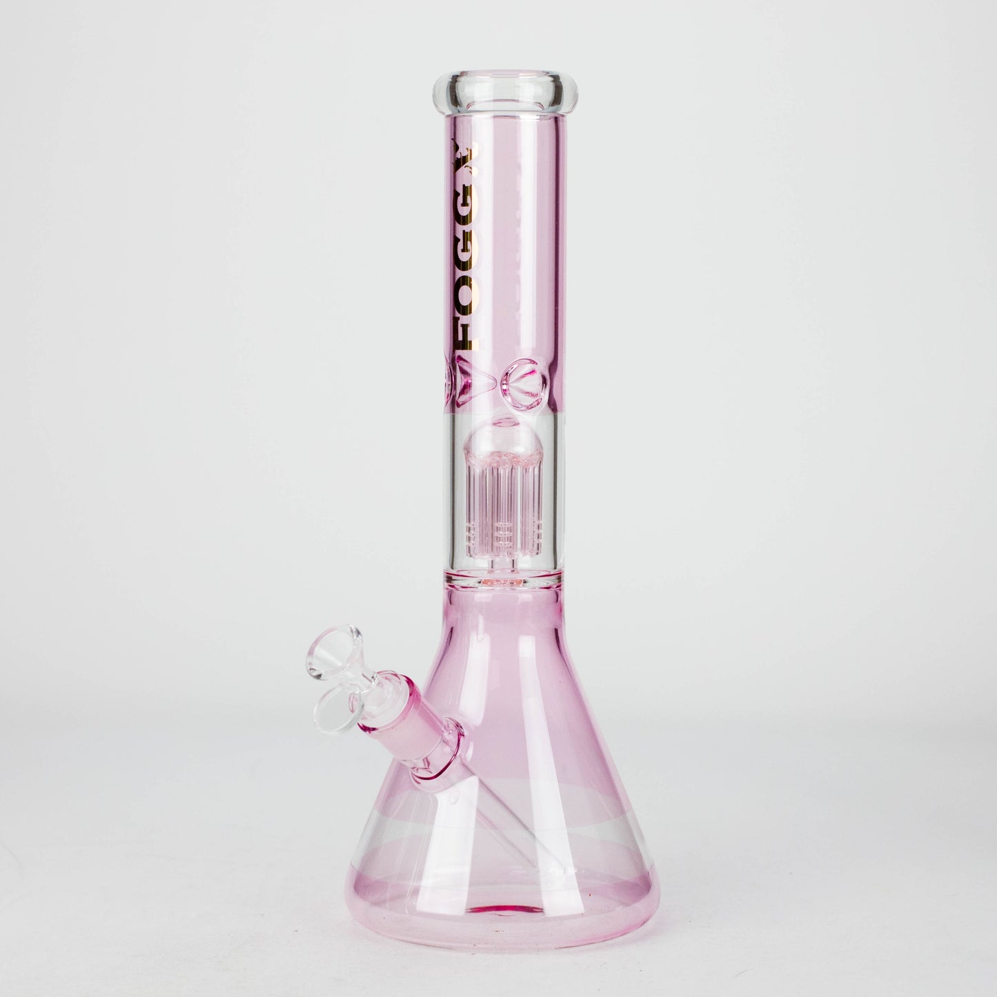 FOGGX | 14" Colored Glass Water Pipe with Percolator [FTLL09]