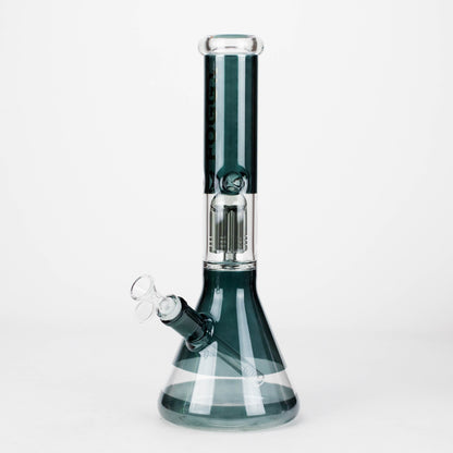 FOGGX | 14" Colored Glass Water Pipe with Percolator [FTLL09]