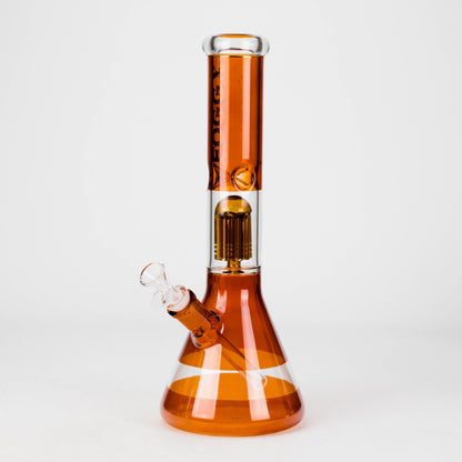 FOGGX | 14" Colored Glass Water Pipe with Percolator [FTLL09]