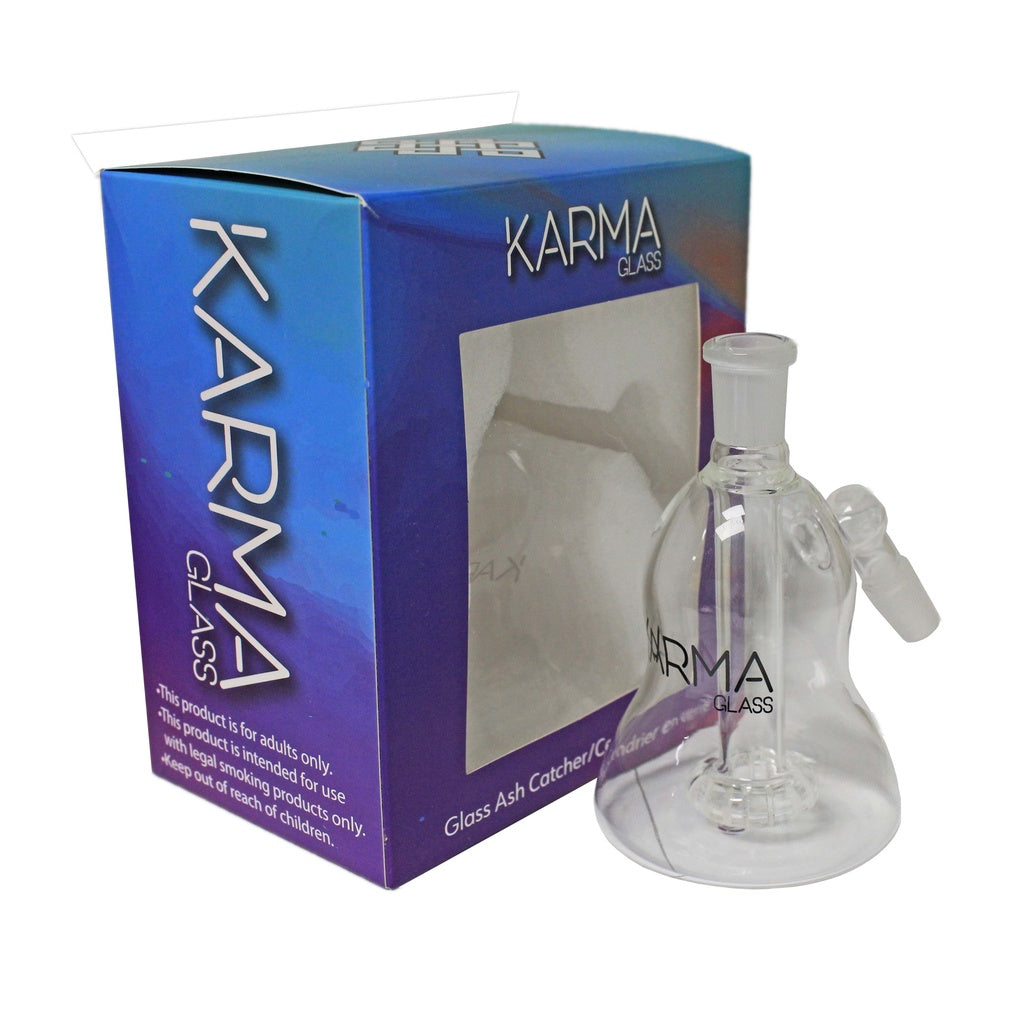 Karma | Glass Ash Catcher Glass 14mm 45deg Circ (Clear)