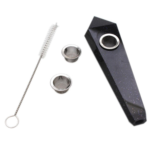 Karma | Blue Sandstone Crystal Pipe