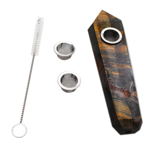 Karma | Tiger's Eye Crystal Pipe