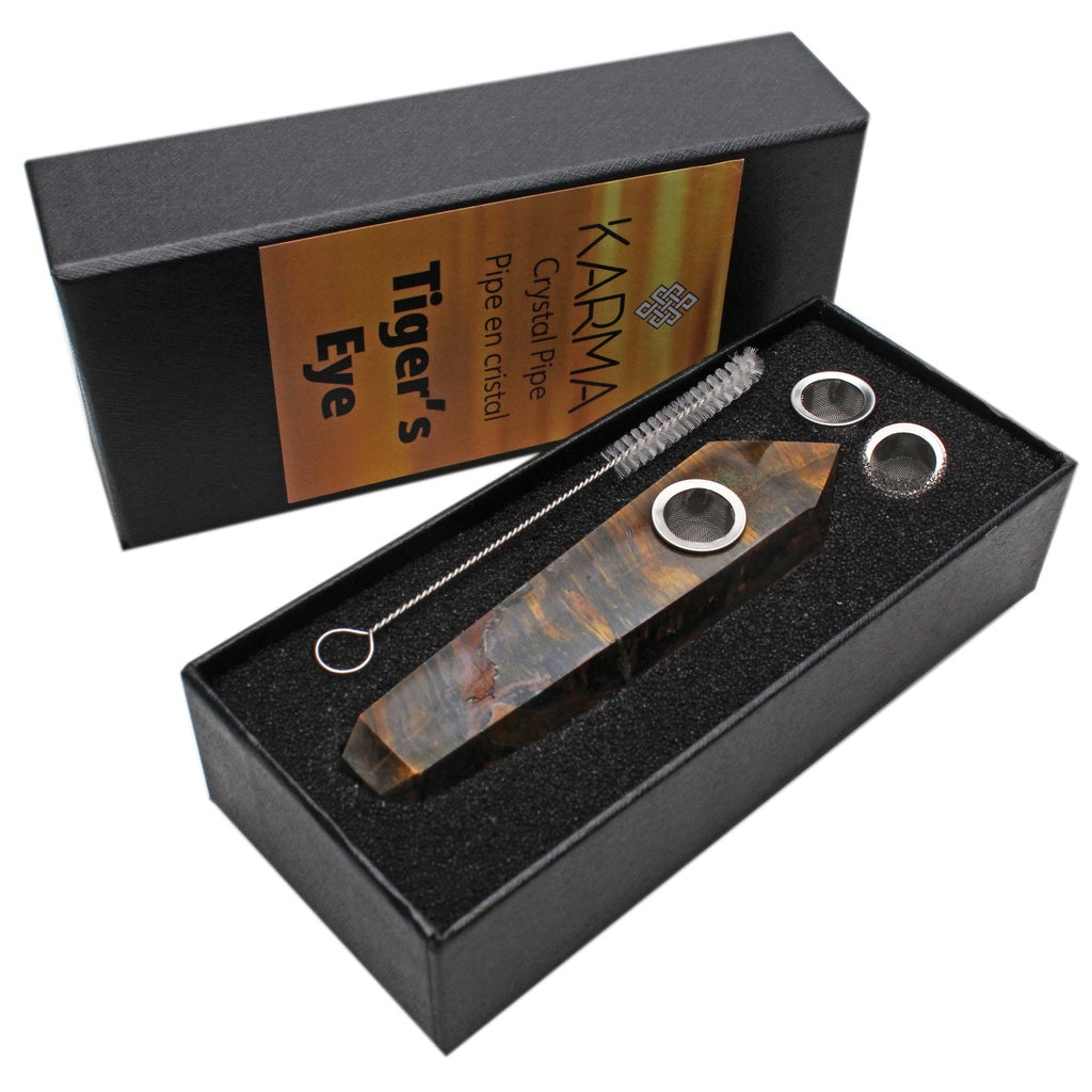 Karma | Tiger's Eye Crystal Pipe