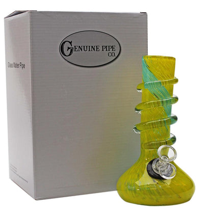 Genuine Pipe Co | 8" Oval Base Premium Softglass Bong