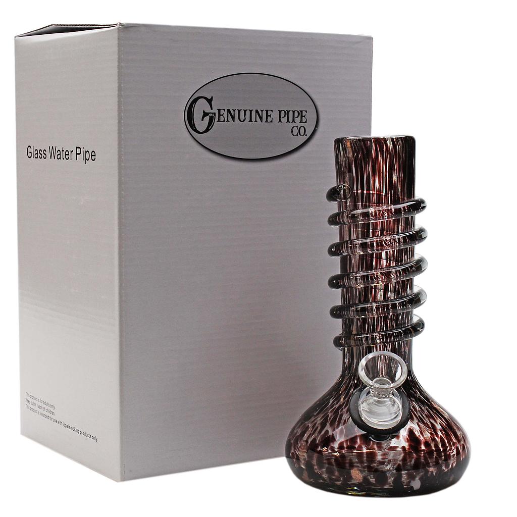 Genuine Pipe Co | 8" Oval Base Premium Softglass Bong