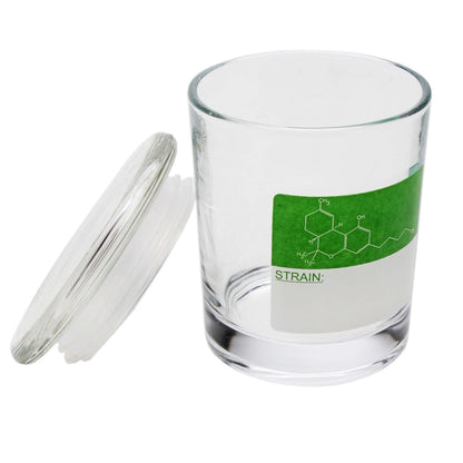 Stor | Pop Top Molecular Design Glass Storage Jar
