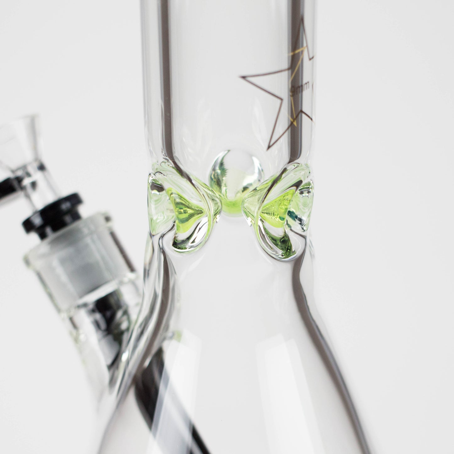 Spark  | 18" 9 mm glass water bong with thick base