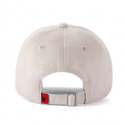 Low-Crown 6-Panel Embroidered Leaf Cap - Beige