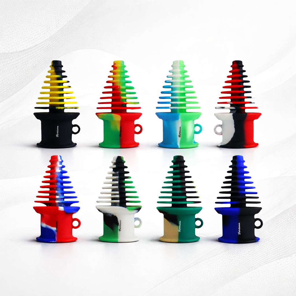 3.15" Silicone Mouthpiece Stopper – Universal Fit (Assorted Colors)