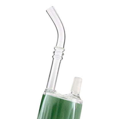 9" Mixed Glass Waterpipe with Built-In Stem – 14mm Female Bowl