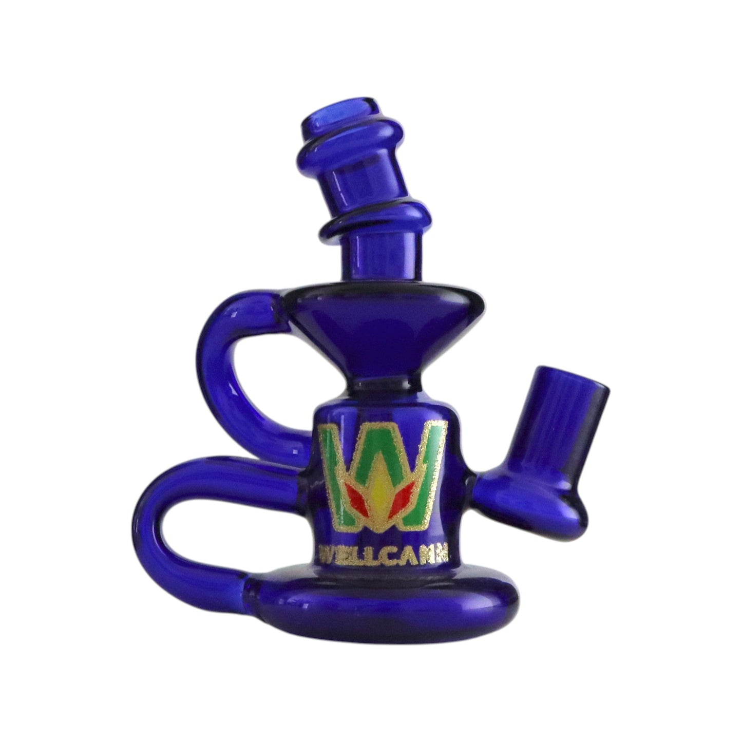 Wellcann | 5" Glass Dab Rig with Circ Perc – Includes Quartz Banger