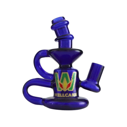 Wellcann | 5" Glass Dab Rig with Circ Perc – Includes Quartz Banger