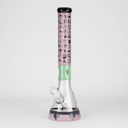 18" 7mm Glass Beaker Bong – Stone Age Design with Ice Catcher