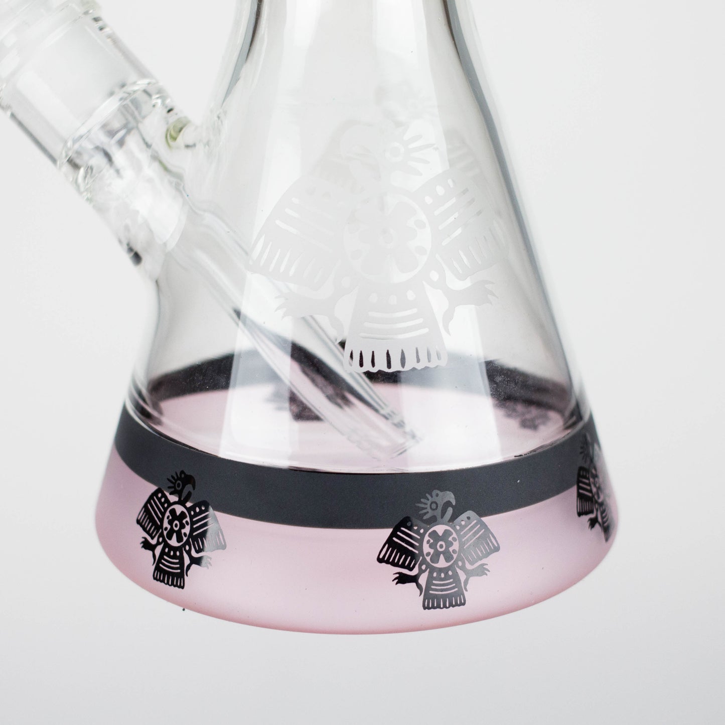 18" 7mm Glass Beaker Bong – Stone Age Design with Ice Catcher