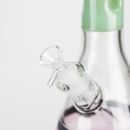 18" 7mm Glass Beaker Bong – Stone Age Design with Ice Catcher