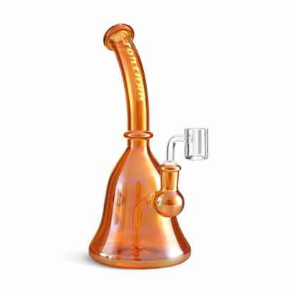 Fortune | 9" Iridescent Glass Rig