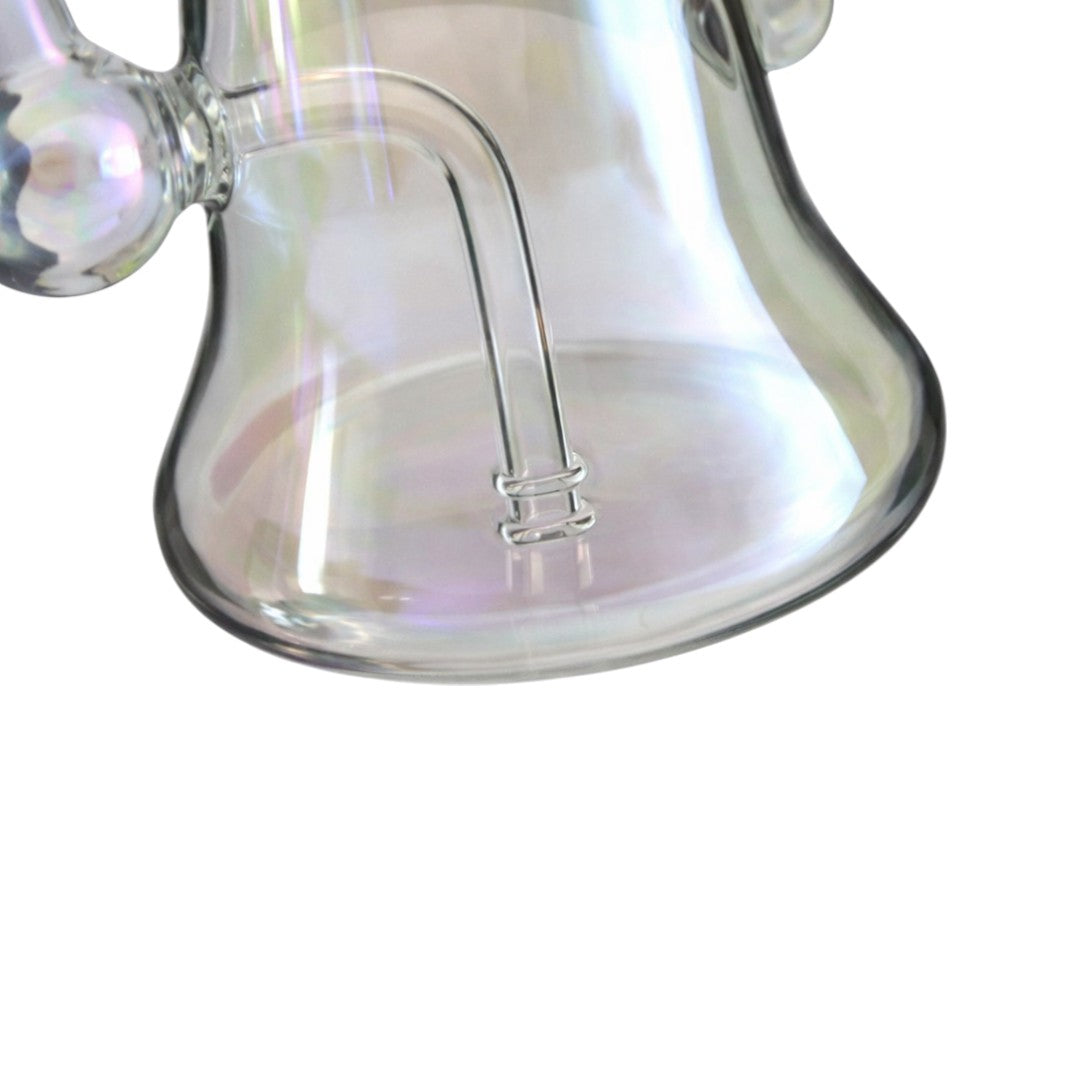 Fortune | 9" Iridescent Glass Rig