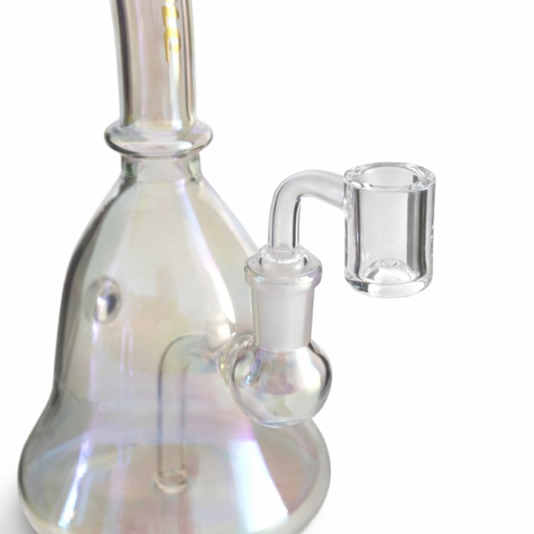Fortune | 9" Iridescent Glass Rig