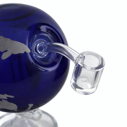 Fortune | 7.5" Globe World Map Glass Bong – 14mm Joint