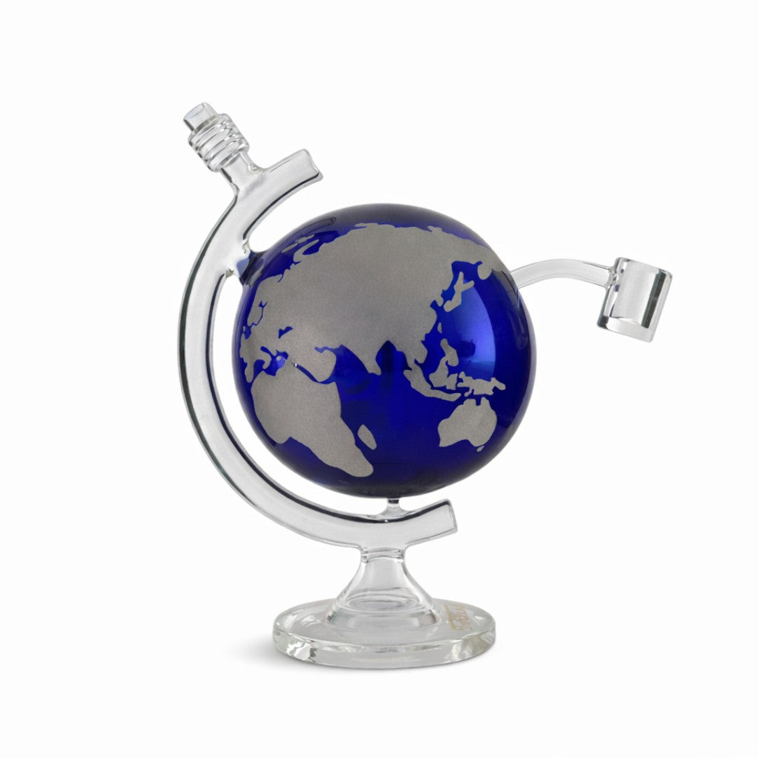 Fortune | 7.5" Globe World Map Glass Bong – 14mm Joint
