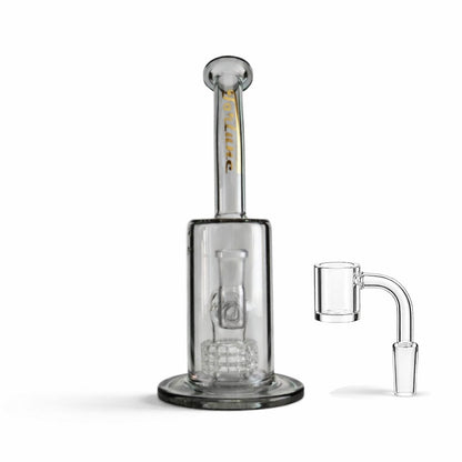 Fortune | 10" Matrix Perc Glass Dab Rig