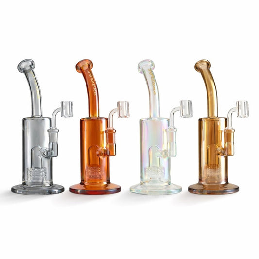 Fortune | 10" Matrix Perc Glass Dab Rig