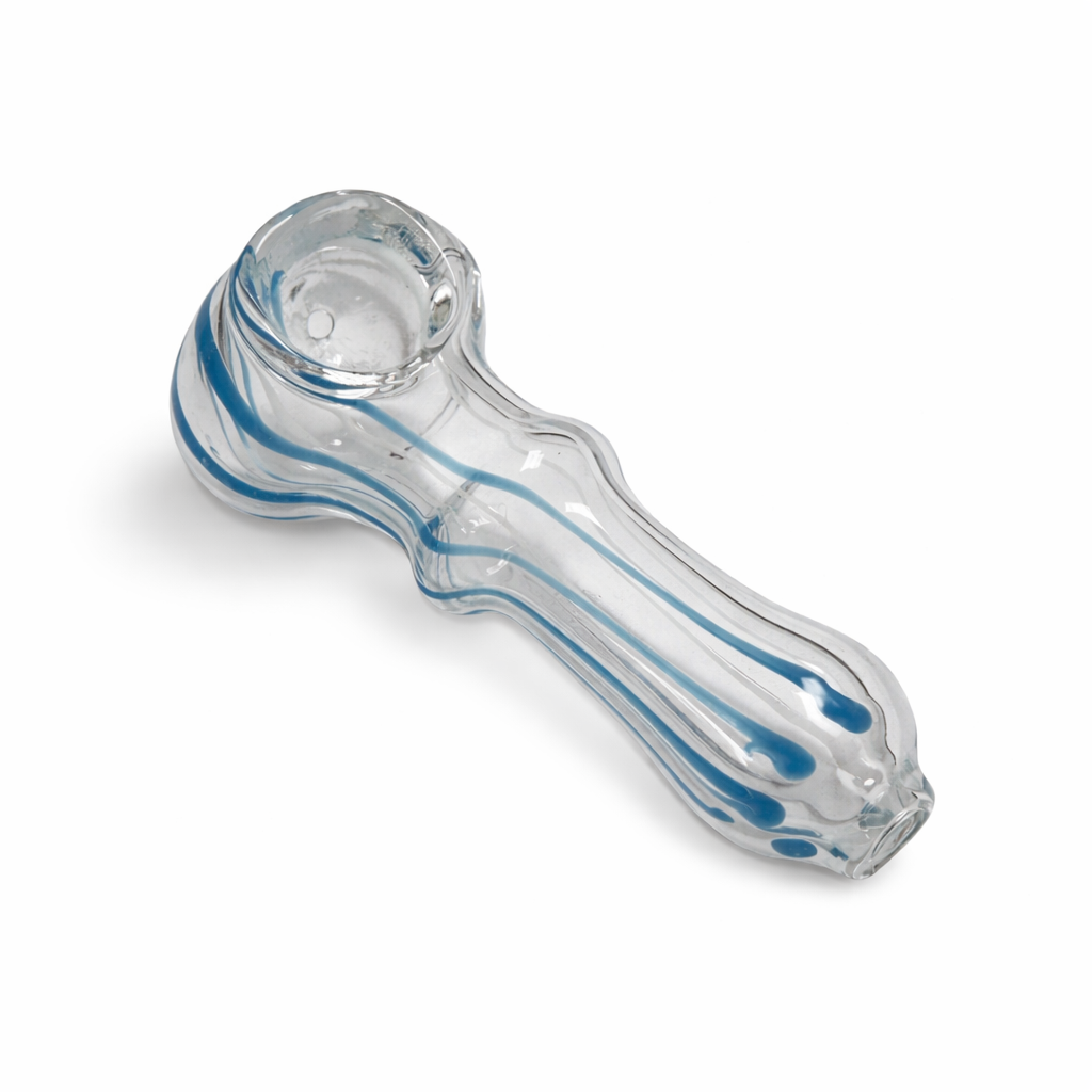 2.5" Double Glass Pipe – 2-Pack (Assorted Mixed Colors)