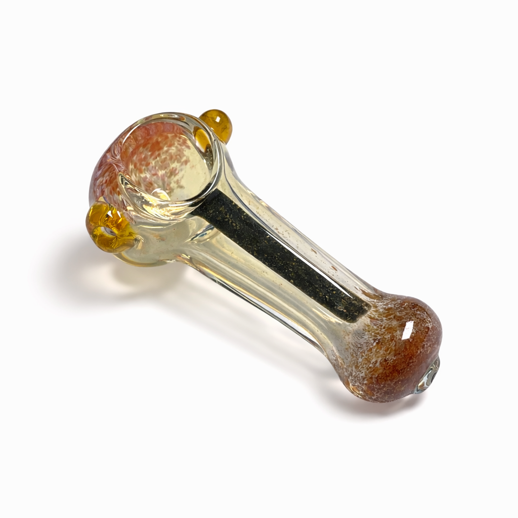 2.5" Double Glass Pipe – 2-Pack (Assorted Mixed Colors)