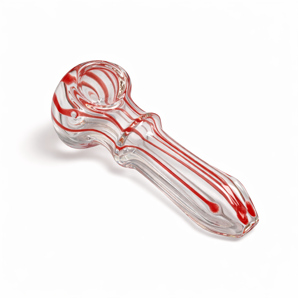 2.5" Double Glass Pipe – 2-Pack (Assorted Mixed Colors)